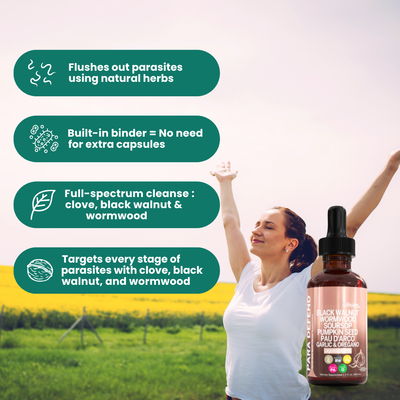 Wormwood Black Walnut Parasite Cleanse