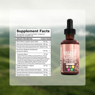 Wormwood Black Walnut Parasite Cleanse